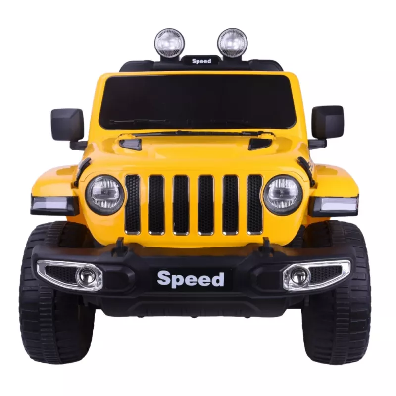 LEAN CARS Veicolo a batteria FT-938 Yellow Painted 4x4