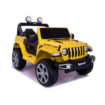 LEAN CARS Veicolo a batteria FT-938 Yellow Painted 4x4