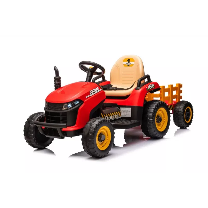 LEAN CARS Trattore a batteria BBH-030 rosso