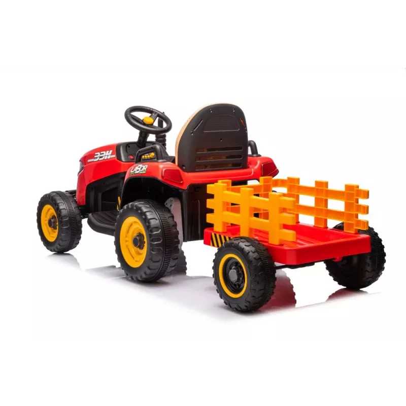 LEAN CARS Trattore a batteria BBH-030 rosso