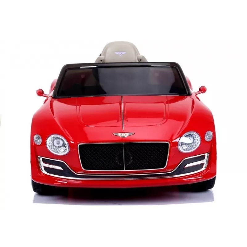 LEAN CARS Bentley Continental GT Auto elettrica per bambini 12V - verniciata rossa