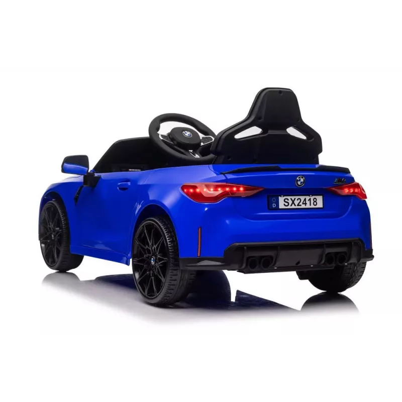 LEAN CARS Auto a batteria BMW M4 verniciata in blu
