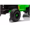LEAN CARS CH9959B trattore a batteria con rimorchio verde chiaro 24V