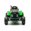 LEAN CARS CH9959B trattore a batteria con rimorchio verde chiaro 24V