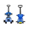 LEAN CARS Coupe Car ride on manuale con maniglione per genitori - blu