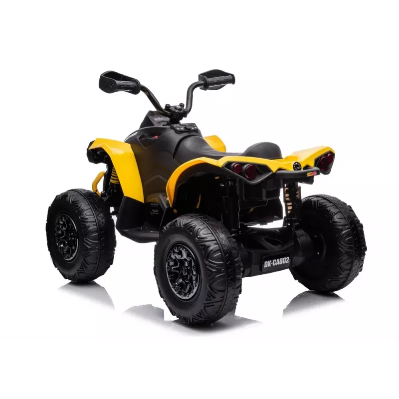 LEAN CARS DK-CA002 12V 10Ah 4x4 Quad a batteria giallo