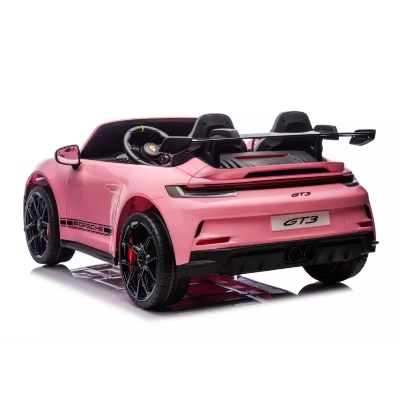 LEAN CARS DK-P911 Porsche GT3 Pink auto a batteria per bambini