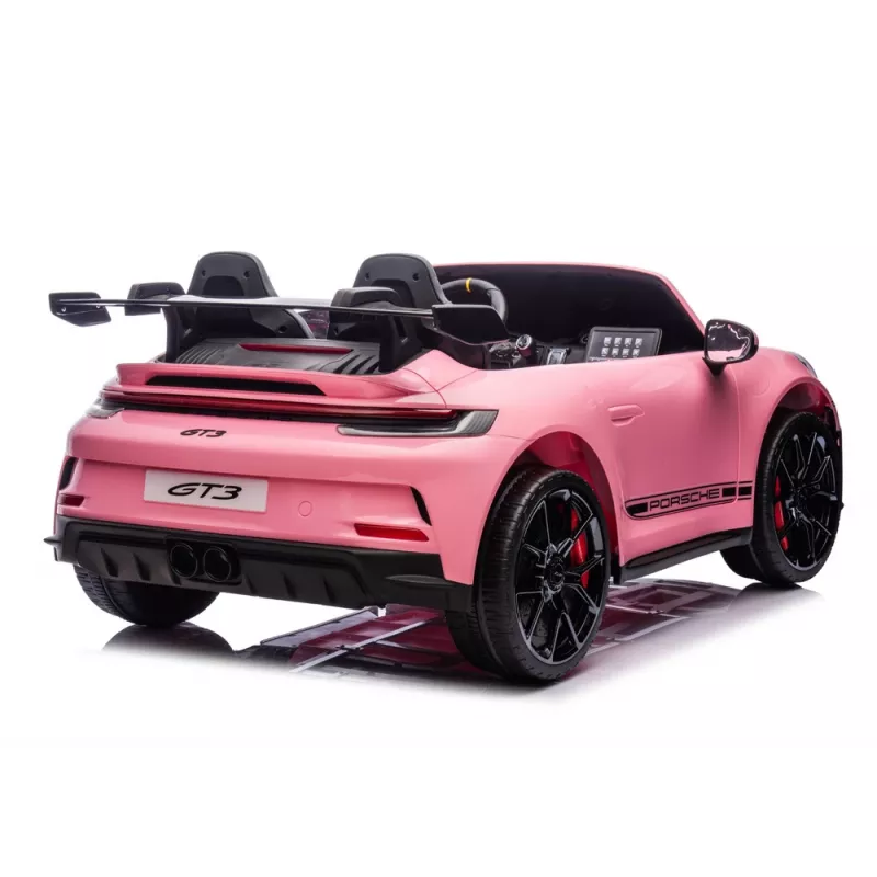 LEAN CARS DK-P911 Porsche GT3 Pink auto a batteria per bambini
