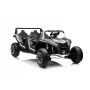 LEAN CARS Buggy elettrico ride-on A033 4x4 24V bianco