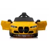 LEAN CARS Auto elettrica per bambini BMW M4 gialla