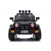 LEAN CARS Jeep elettrica per bambini BRD-7588 con luci LED, MP3, telecomando, nera 4x4