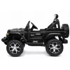 LEAN CARS Jeep Rubicon 4x4 elettrica da cavalcare nero
