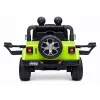 LEAN CARS Jeep Rubicon 4x4 elettrica da cavalcare verde