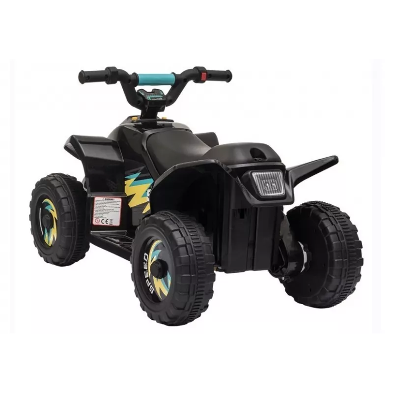 LEAN CARS Quad elettrico da cavalcare XMX612 nero