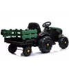 LEAN CARS Trattore Elettrico con Rimorchio BDM0925 Verde Militare
