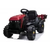 LEAN CARS Trattore Elettrico con Rimorchio BDM0925 Rosso