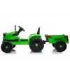 LEAN CARS Trattore elettrico con rimorchio CH9959 verde