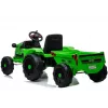 LEAN CARS Trattore elettrico con rimorchio CH9959 verde