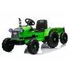 LEAN CARS Trattore elettrico con rimorchio CH9959 verde