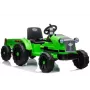 LEAN CARS Trattore elettrico con rimorchio CH9959 verde
