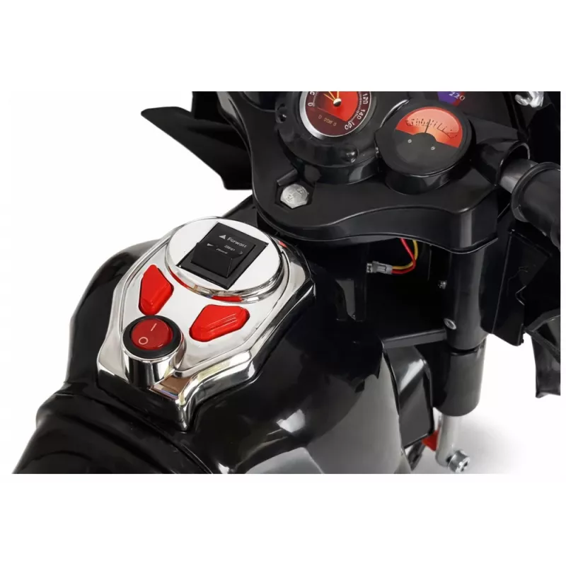 LEAN CARS HC8051 moto elettrica ride on nera