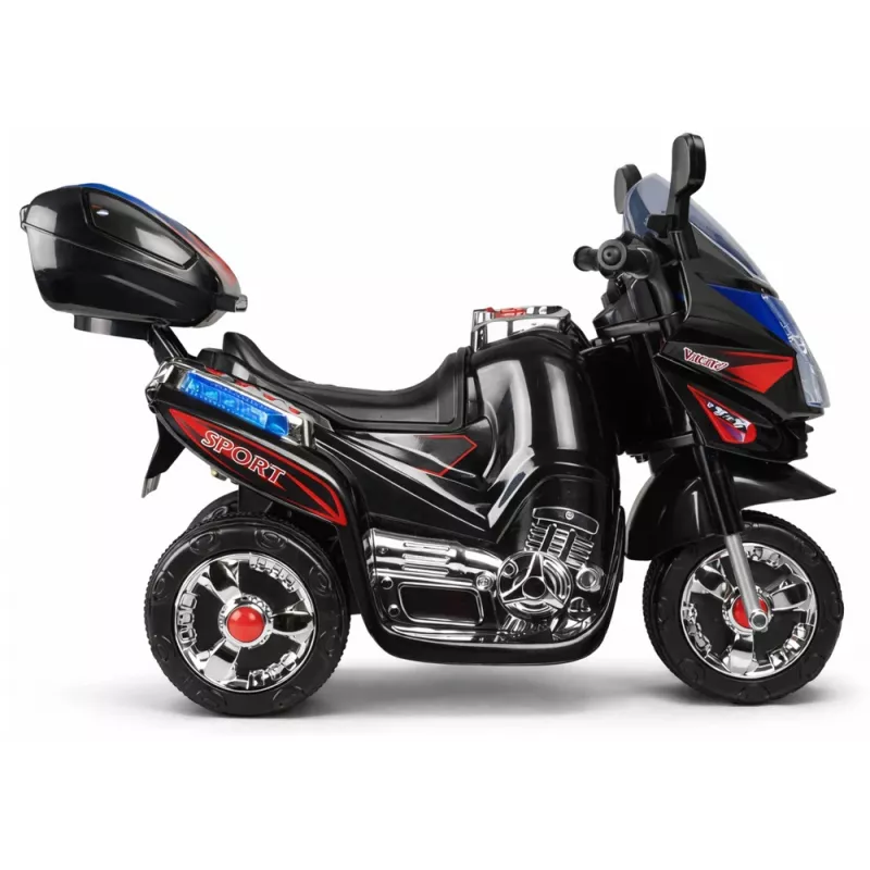 LEAN CARS HC8051 moto elettrica ride on nera