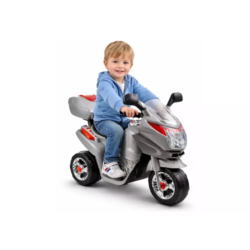 LEAN CARS HC8051 grigio moto elettrica per bambini