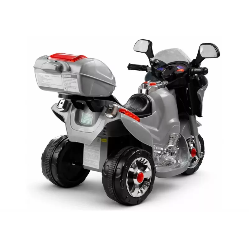 LEAN CARS HC8051 grigio moto elettrica per bambini