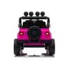LEAN CARS Jeep Rubicon DK-JWR558 24V rosa Veicolo per bambini a batteria