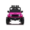 LEAN CARS Jeep Rubicon DK-JWR558 24V rosa Veicolo per bambini a batteria