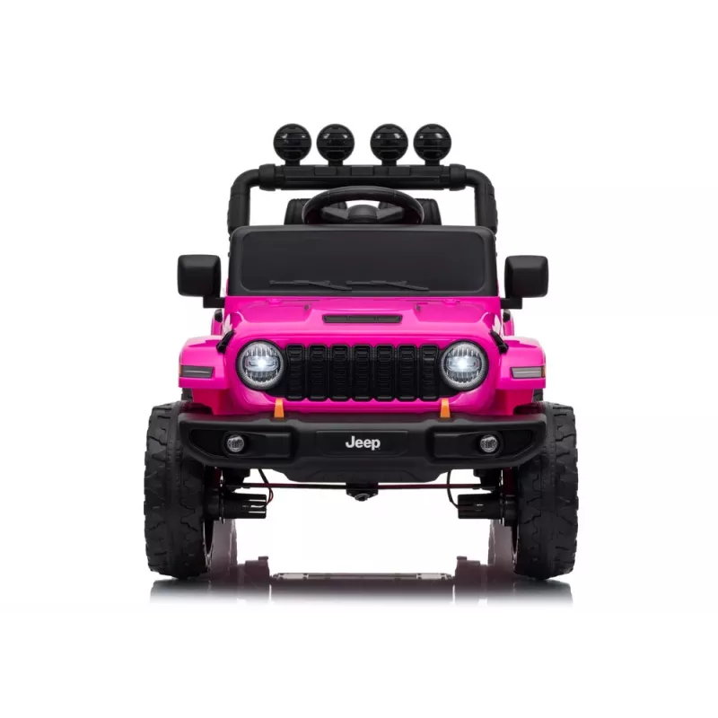 LEAN CARS Jeep Rubicon DK-JWR558 24V rosa Veicolo per bambini a batteria