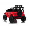 LEAN CARS Jeep Rubicon DK-JWR558 24V rosso veicolo a batteria