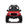 LEAN CARS Jeep Rubicon DK-JWR558 24V rosso veicolo a batteria