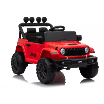 LEAN CARS Jeep Rubicon DK-JWR558 24V rosso veicolo a batteria