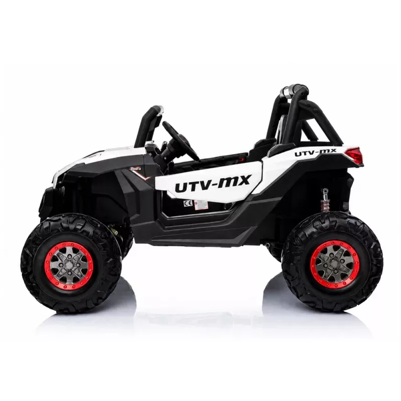 LEAN CARS Jeep XMX603 Auto elettrica per bambini - bianco con MP4
