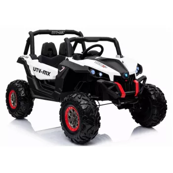 LEAN CARS Jeep XMX603 Auto elettrica per bambini - bianco con MP4