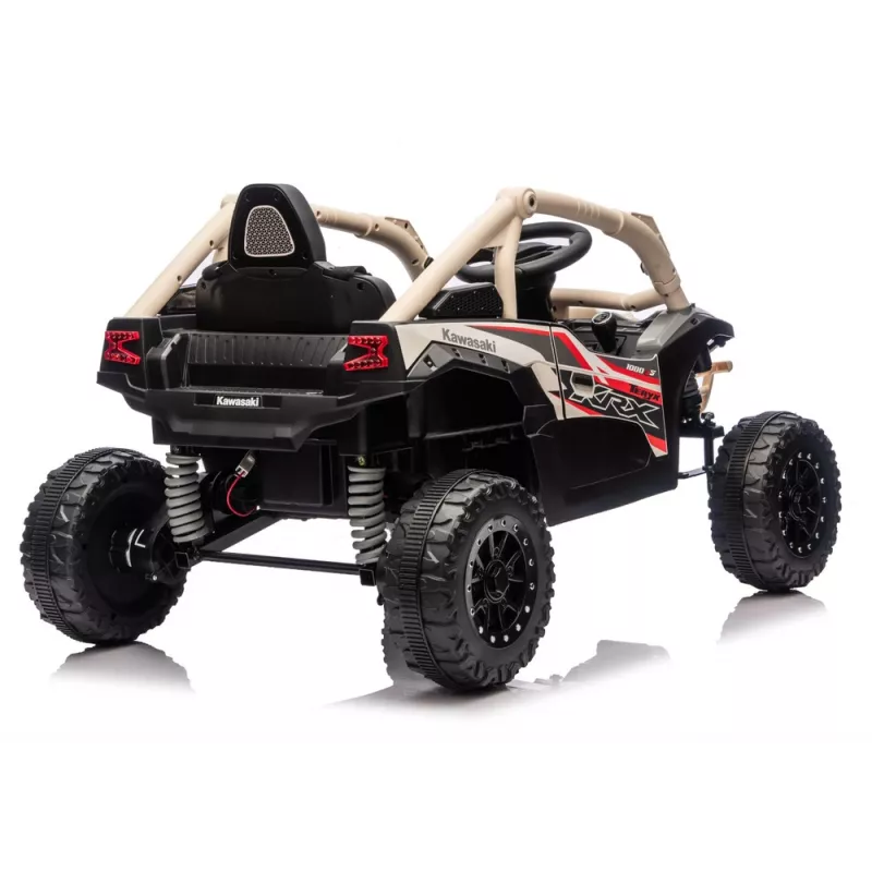 LEAN CARS Kawasaki JS330 auto a batteria 24V 5Ah nero e beige