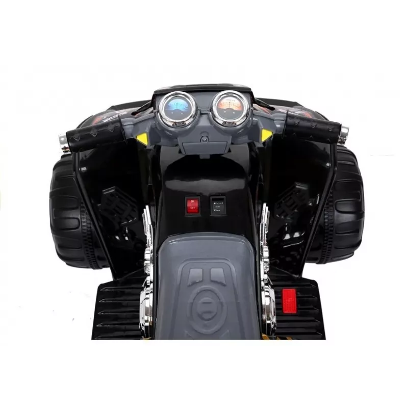 LEAN CARS Medium Quad nero - veicolo elettrico per bambini