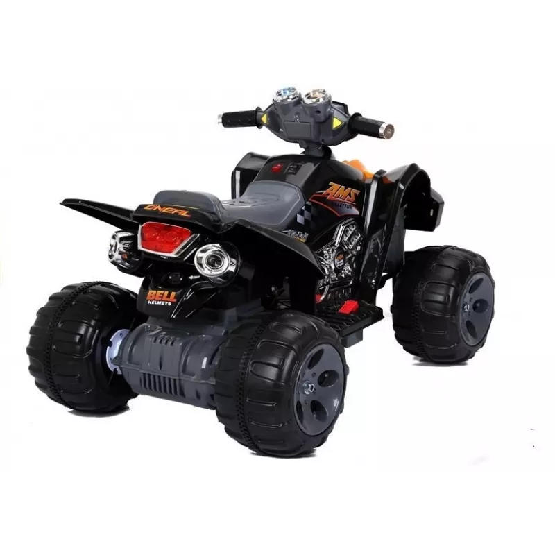 LEAN CARS Medium Quad nero - veicolo elettrico per bambini