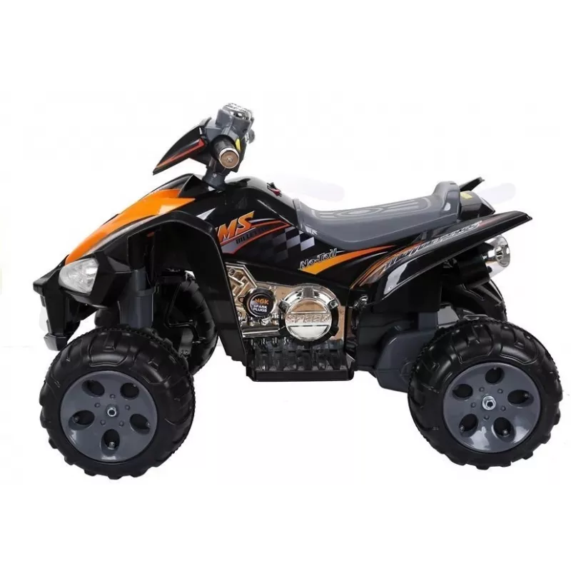 LEAN CARS Medium Quad nero - veicolo elettrico per bambini