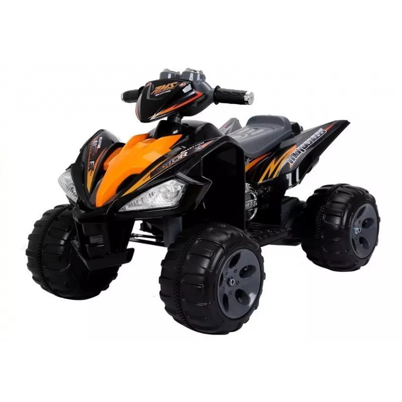 LEAN CARS Medium Quad nero - veicolo elettrico per bambini