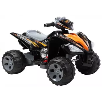 LEAN CARS Medium Quad nero - veicolo elettrico per bambini