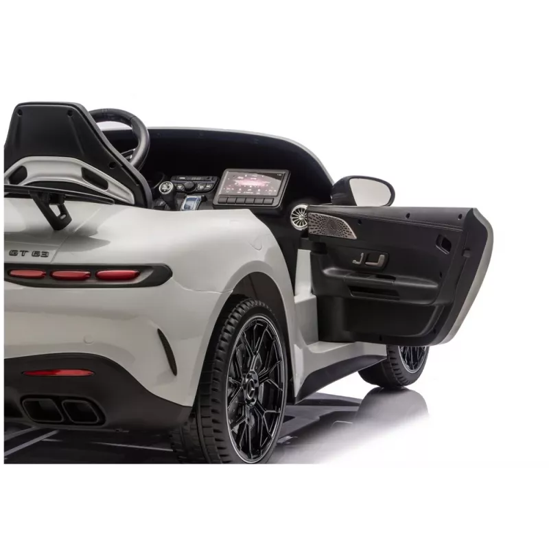 Veicolo a batteria LEAN CARS Mercedes AMG DK-GT63 24V Light Gray