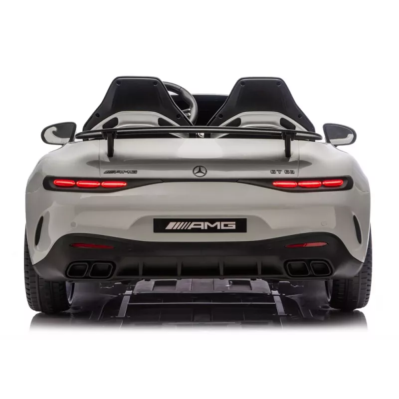 Veicolo a batteria LEAN CARS Mercedes AMG DK-GT63 24V Light Gray