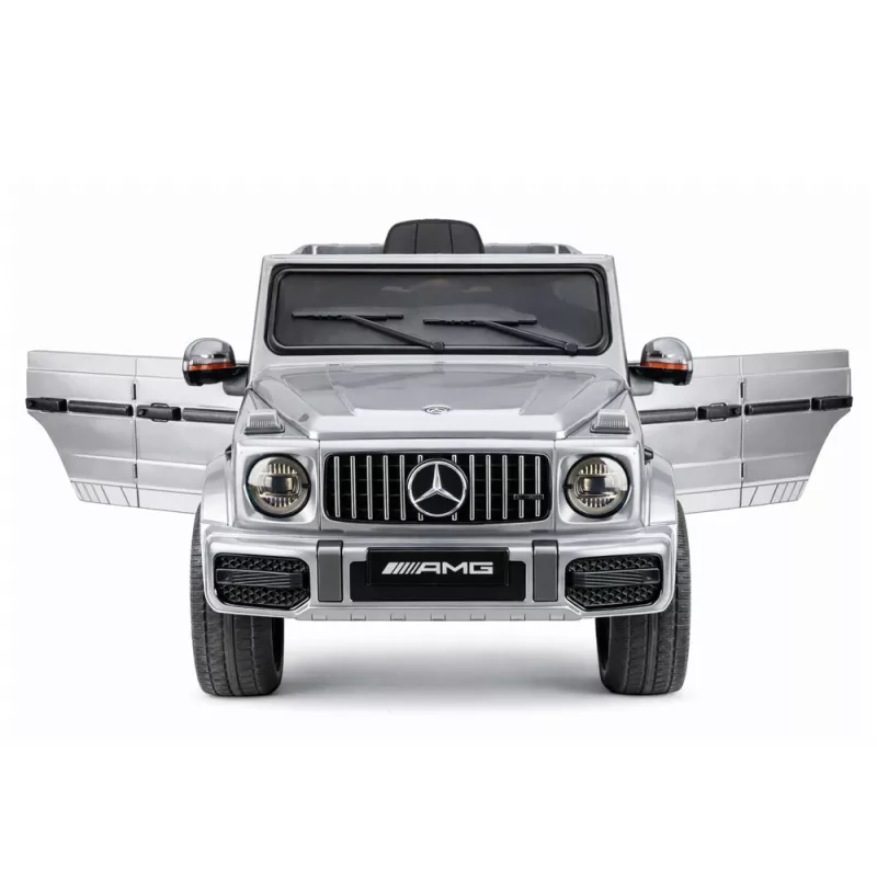 LEAN CARS Mercedes AMG G 63 Auto a batteria argento verniciata