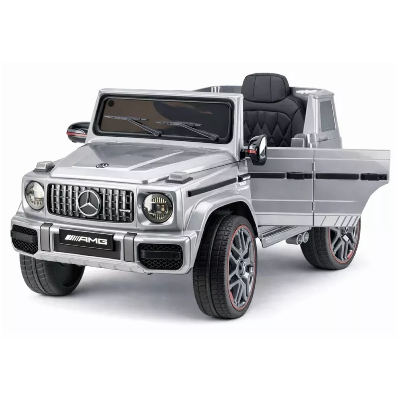 LEAN CARS Mercedes AMG G 63 Auto a batteria argento verniciata