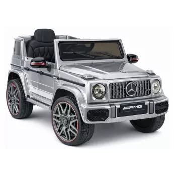 LEAN CARS Mercedes AMG G 63 Auto a batteria argento verniciata