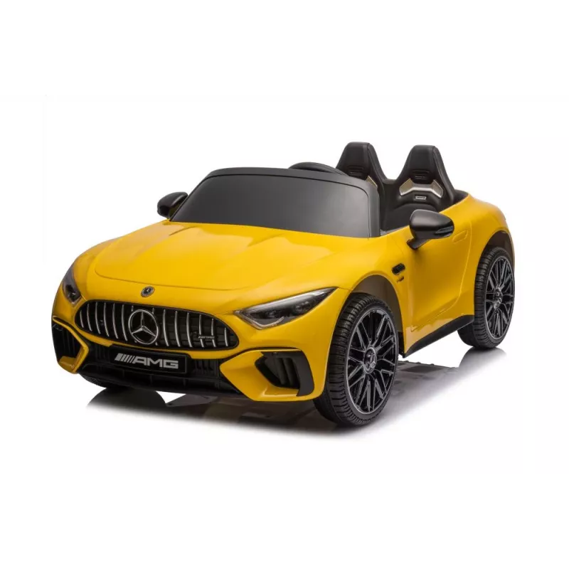 LEAN CARS Auto a batteria Mercedes AMG SL63, giallo verniciato