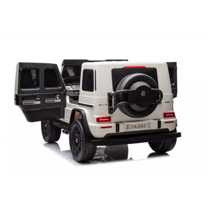 LEAN CARS Auto a batteria Mercedes G63 XXL 24V bianco