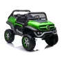 LEAN CARS Mercedes Unimog 12V auto elettrica per bambini verde
